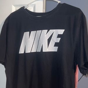 Black and white nike shirt